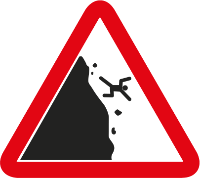 Icono riesgo de caída