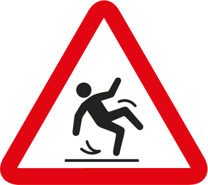 Slippery zones icon