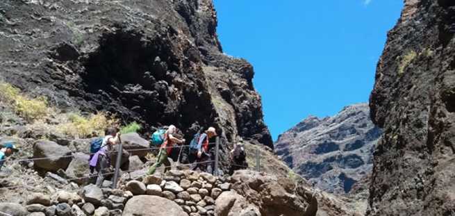 Besuch des Wanderwegs durch die Masca-Schlucht